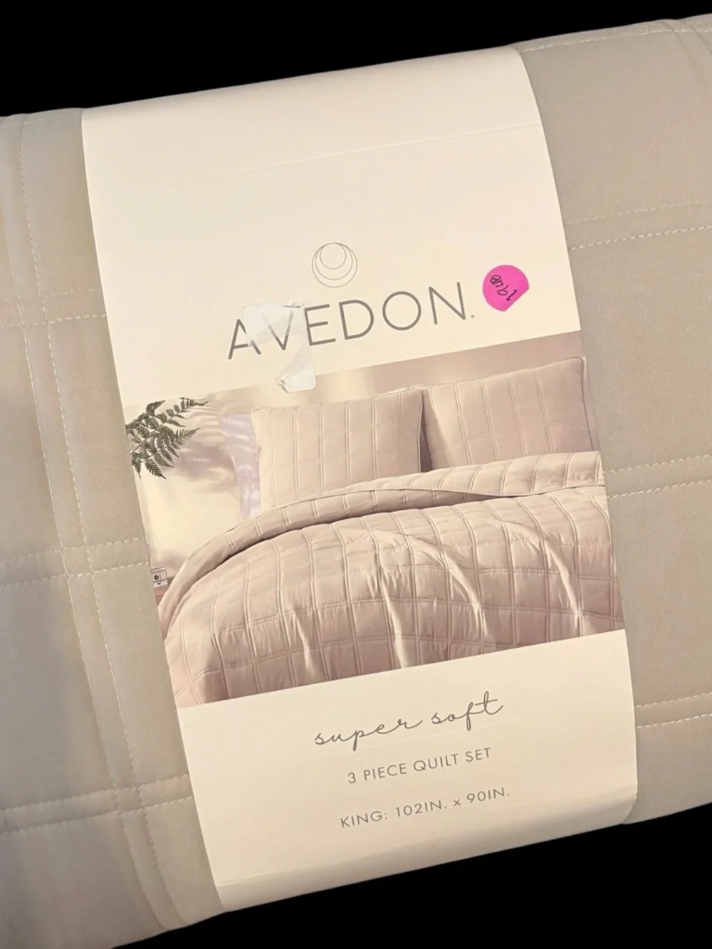 Luxury Quilted Comforter Set in Gray- Soft Cozy Bedding